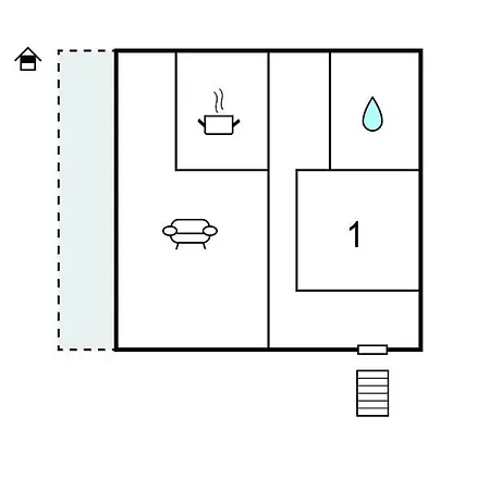 1 Bedroom In Apartment *